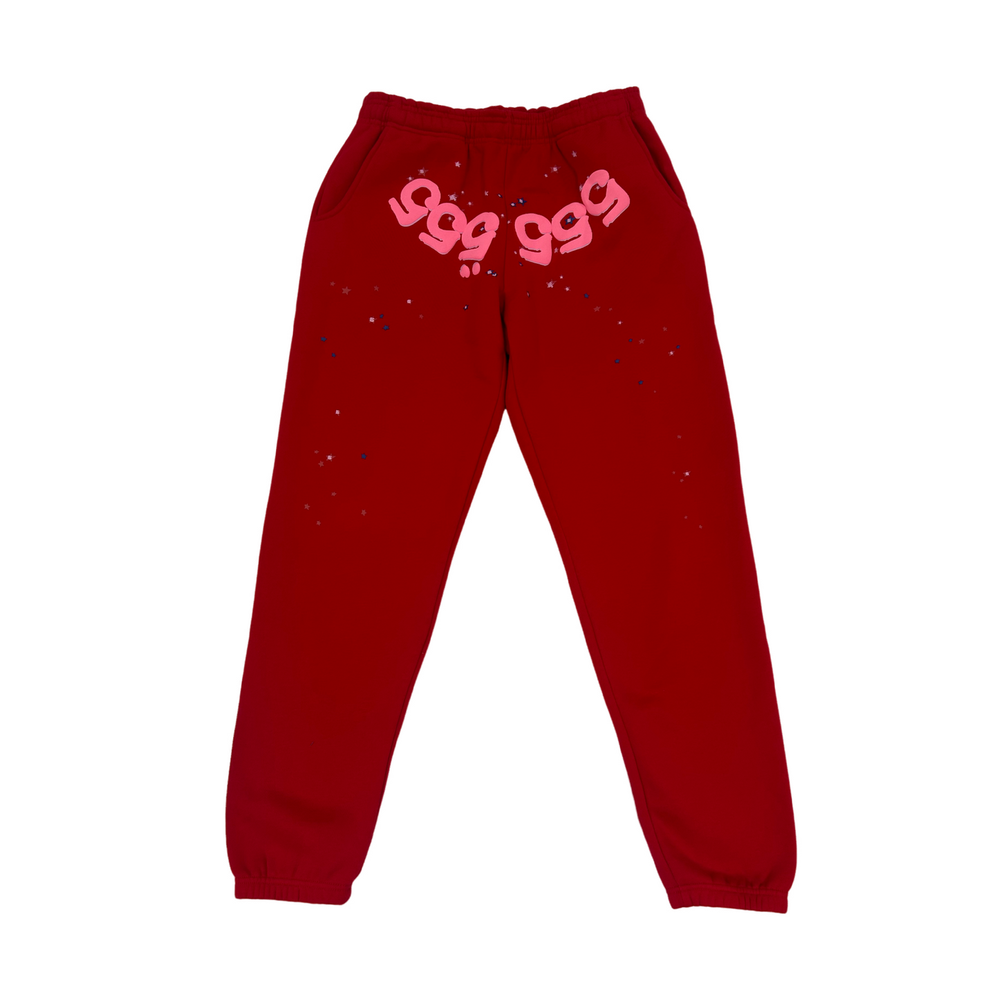 Sp5der 555 555 Sweatpants Red