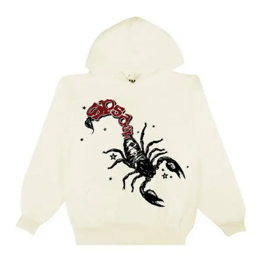 MTS x SP5DER Scorpion Hoodie – Mariah the Scientist Beige